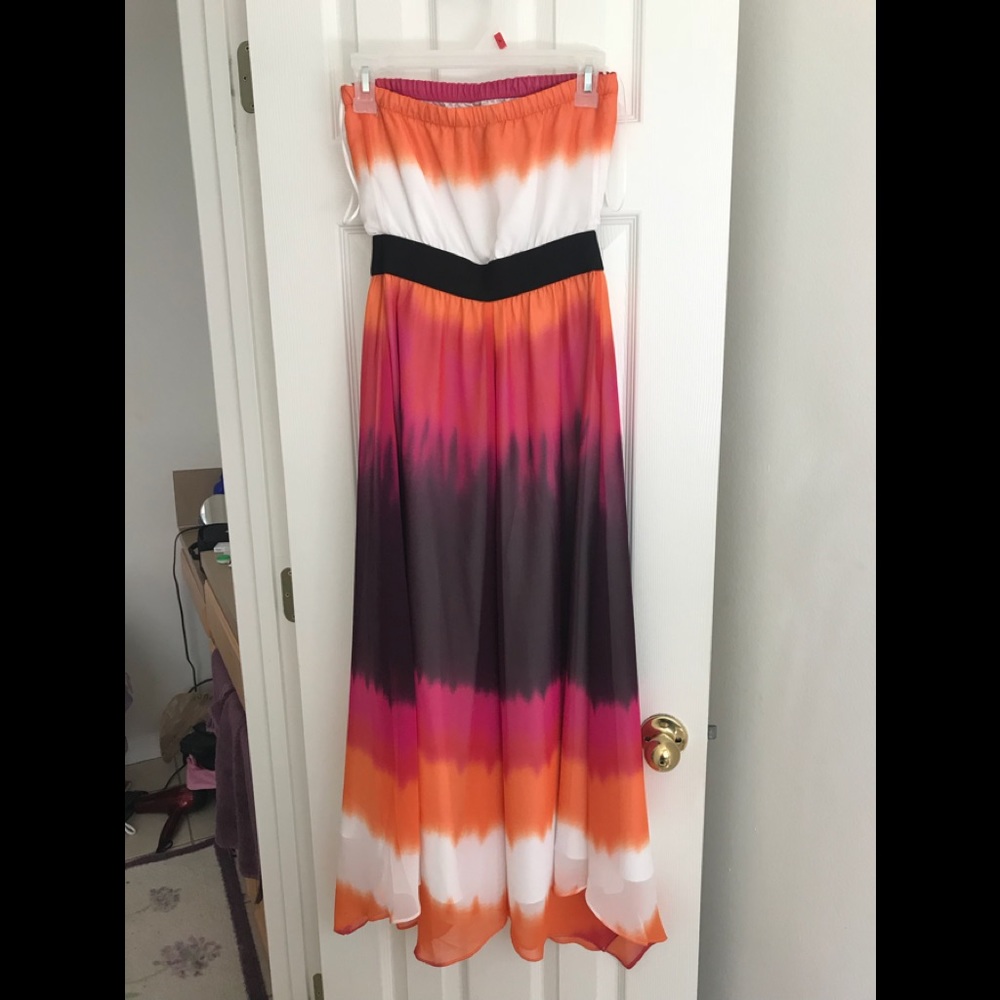 Express Strapless Empire Waist Maxi